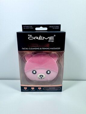the CRÈME shop Pink Bear Facial Cleansing & Firming Massager